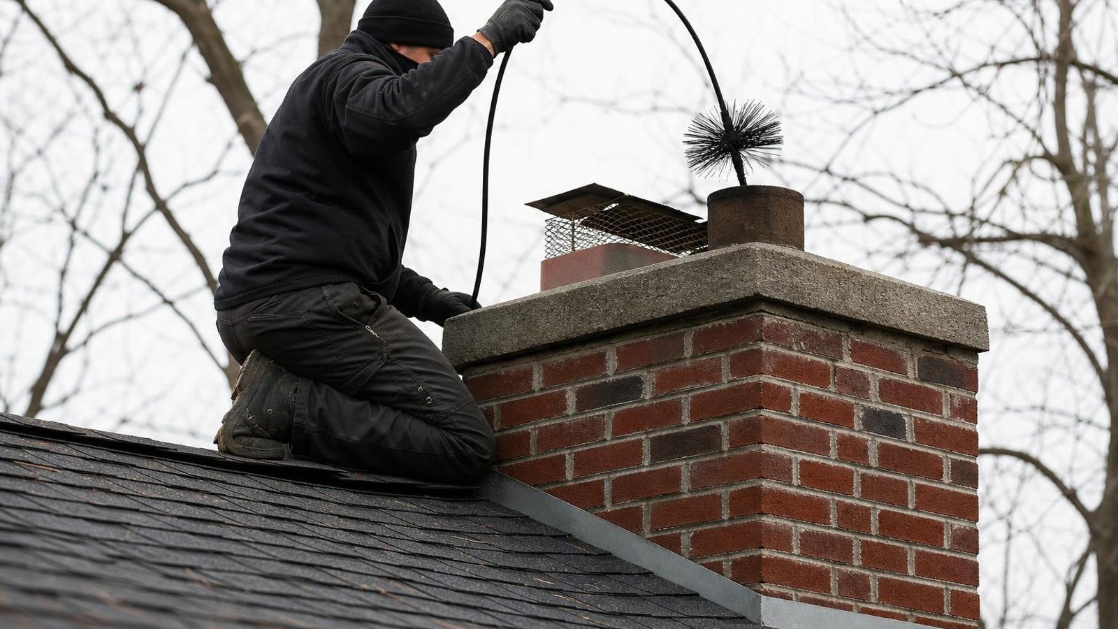 Practical chimney sweep & inspection in Willoughby